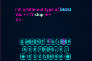 Имитация набора текста на клавиатуре