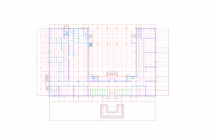 Первый этаж минского гос.учреждения (эскиз, черновик)