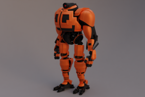 Robot blender 3d model