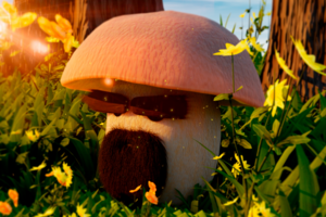 Mushroom  blender 3d model