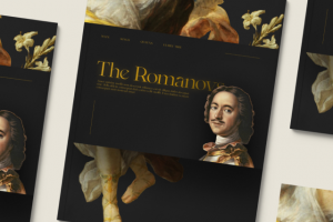 Веб-сайт о династии Романовых.