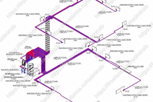 Система радиаторного отопления коттеджа
