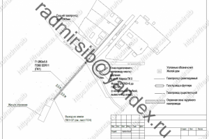 Газопровод поселковый. Генплан