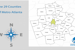 Карта Метро Атланты