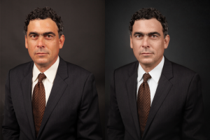 Ретушь мужского портрета