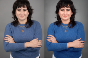 Ретушь женского портрета