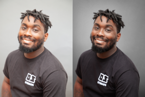 Ретушь  мужского портрета