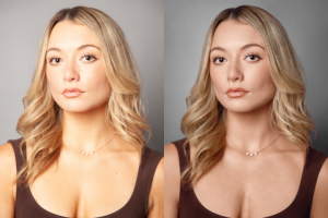 Ретушь женского портрета