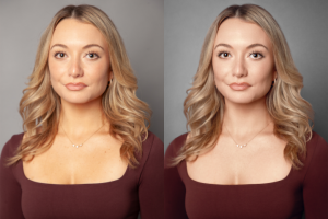 Ретушь женского портрета