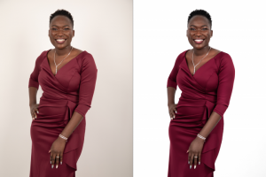 Ретушь женского портрета