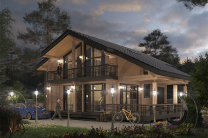 Экстерьер. Сумерки.