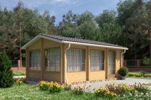 Баня из клееного бруса