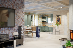 Гостиная в частном доме