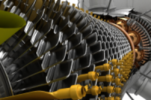 Двигатель ПС 90 в разрезе