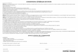 Условия продажи - перевод на франц-й