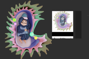 Персонаж для 3д печати 2