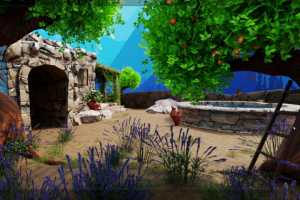 Визуализация локации экстерьера для мультфильма