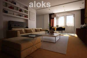 Квартира в вечерних тонах