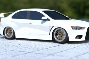 Mitsubishi Lancer (3D Модель)