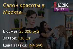 Реклама салона красоты в Москве