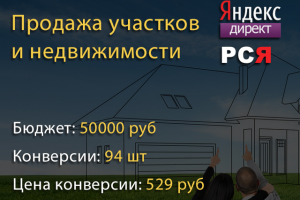 Продажа участков и домов - Яндекс Директ