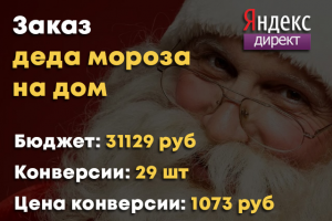 Директ для заказа деда мороза на дом