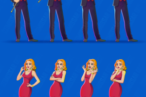 Персонажи (вектор)