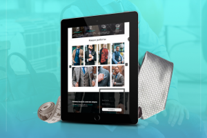 Сайт для ателье мужских костюмов