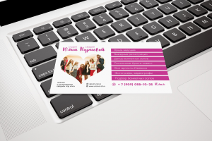 Разработка дизайна визитных карт