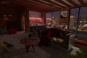 Дизайн и визуализация интерьера.