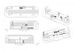 Стилизованная презентация фаст-фуд сети