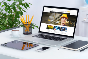 Верстка PSD шаблона Industrial