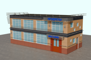 Хайполи модель здания для АГР по московским требованиям