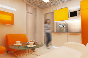 Зона отдыха в офисе