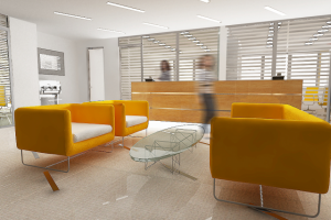 Рецепция в офисе