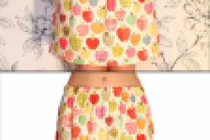 Обтравка юбки