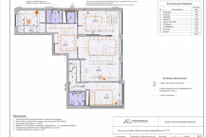 План осветительного оборудования