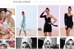 Верстка и разработка сайта для фото студии