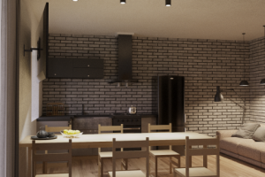 интерьер Кухни столовой