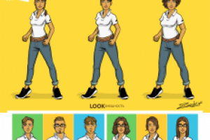 Персонажи для комикс проекта