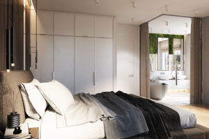 Спальня в стиле эко-минимализм