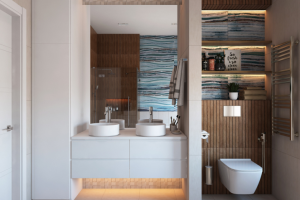 Дизайн детского сан.узла в загородном доме пос. Синергия МО