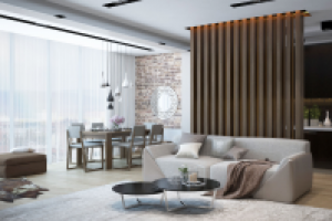 Квартира для него и для нее.