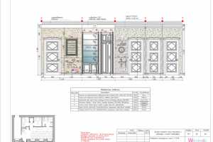 Развертка по стенам