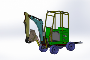 Мини экскаватор прицепной