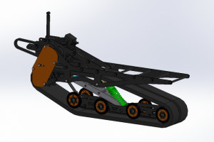 Гусеничный модуль для питбайков