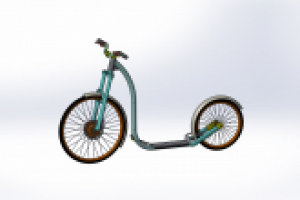 Электрокикбайк №1