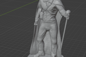 3D-модель персонажа Exu Caveira для 3D-печати