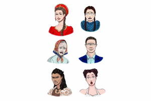 Отрисовка эмоций персонажей по фотографиям