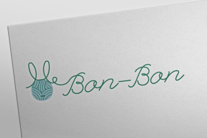Логотип для магазина вязаных товаров Bon-Bon